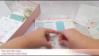 Plan With Me (July Planner Addict Box)