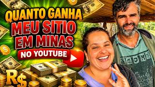 QUANTO GANHA O CANAL MEU SITIO EM MINAS ? | GANHOS REAIS 2026
