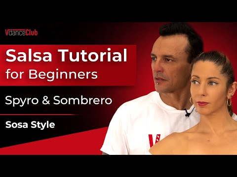 Spyro & Sombrero (Salsa Shines Spiral Kicks) 🎶 Sosa Style (for Beginners ✅)