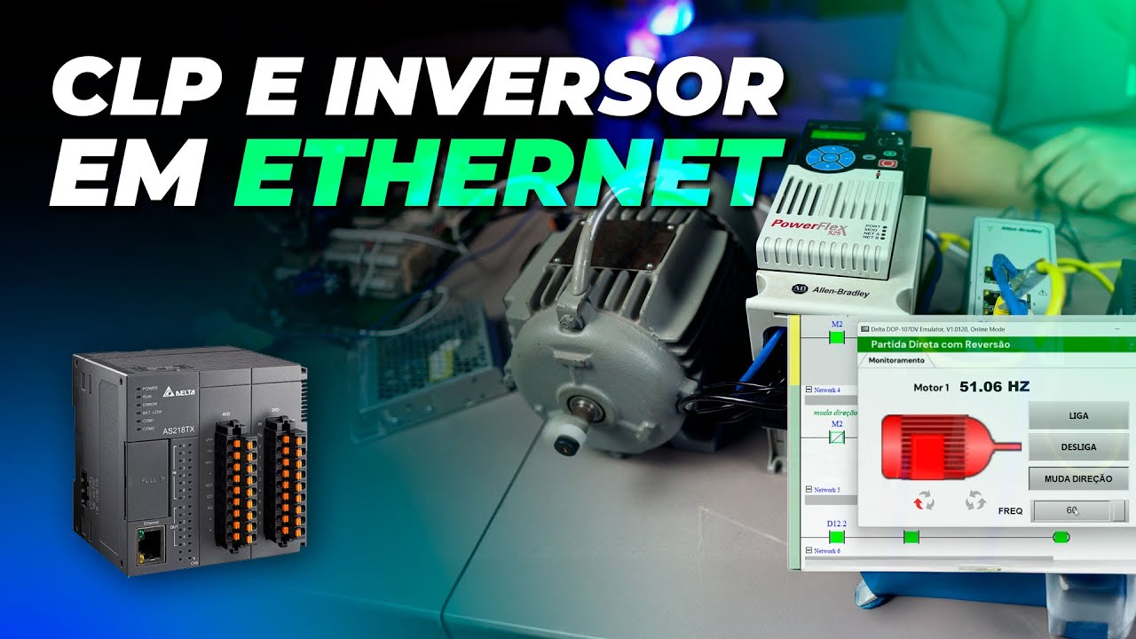 Como Fazer Comunicação Ethernet do CLP com Inversor de Frequência!
