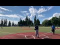 Hideto Atsumi #5 High school baseball - Bellevue Varsity Live ABs