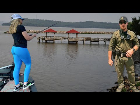 Scouting for BIG FISH Turned Into a Visit w/ the GAME WARDEN.... (Monsters Caught!!!)