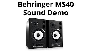 Video thumbnail for Behringer MS40 Sound Demo by Audio Reviews