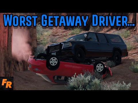 Is This The Worst Getaway Driver Ever ? - BeamNG Drive