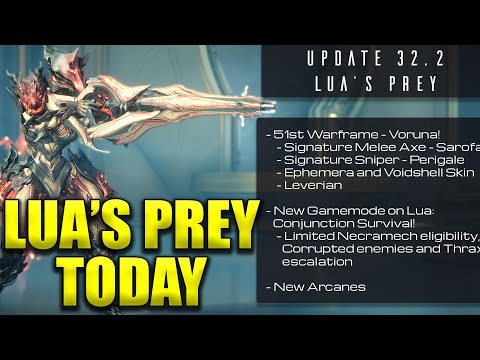 What To Expect With Lua's Prey Warframe Update Today!