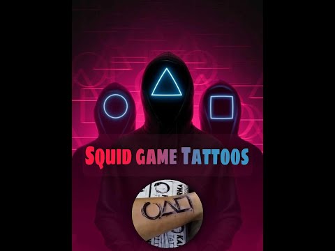 SQUID GAME TATTOO || TATTOOKALAKAR|| KARMA TATTOOS || SQUID GAME FAN