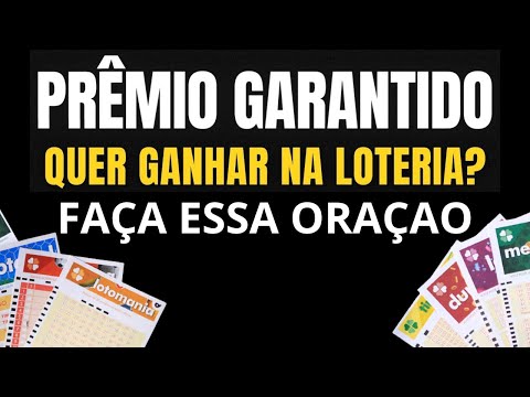 🔔 Oraçao Poderosa para Ganhar na Loteria - Oraçao Para Ganhar Sozinho O PRÊMIO Acumulado Da LOTERIA