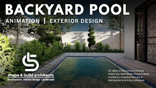 Backyard Swimming Pool / Pool Landscaping Idea / Backyard-House Landscape Design #viral #video #pool