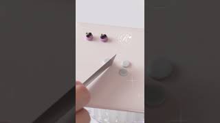 【粘土】ブルーベリーマカロン🫐【ミニチュアスイーツ】#shorts #clayart #miniature #clay #polymerclaytutorial