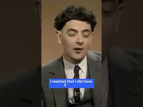 When Mr Bean Rowan Atkinson still young