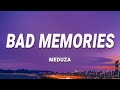 MEDUZA - Bad Memories (Lyrics) ft. Elley Duhé, James Carter, FAST BOY