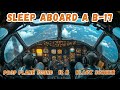 FALL ASLEEP QUICKLY ABOARD A B 17 FLYING FORTRESS PROP PLANE SOUND BLACK SCREEN FOR 12H ️