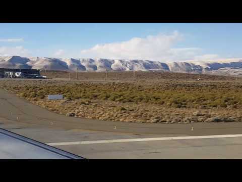 Impressionante aproximação matinal e pouso no Aeroporto de El Calafate, Patagônia, Argentina (Raw)