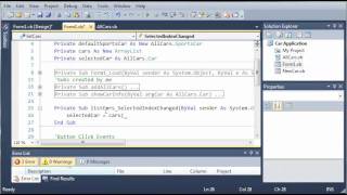 Visual Basic Tutorial - 116 - Car Part 11 Showing Info Of Multiple Cars