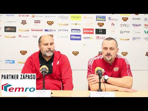 ChL 21/22, 24. kolo: Dukla - Slavia 4:5, trenéři