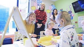 Justine Clarke surprises Becky Hall, ARIA Music Teacher of the Year Award 2018 Nominee