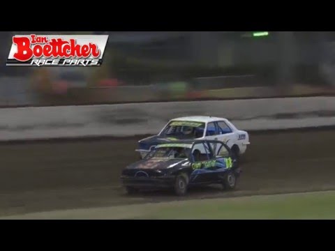 Junior Sedans - Heat 8 - CQ Title - Rockhampton Speedway - 26.03.16