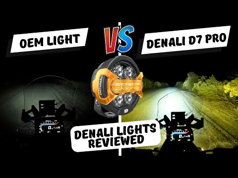 Denali Motorcycle Lights Review (D7 Pro)