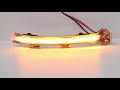 LED dynamické smerovky - oranžové VW Golf 7 / Touran (2012->) - Video Youtube