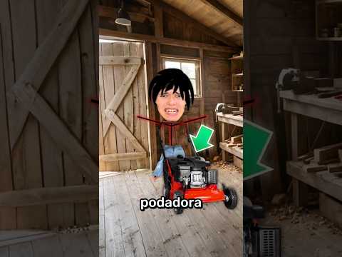 Hombre CASI Roba Podadora 😧