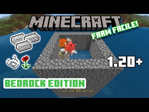 *1.20* The Easiest Automatic IRON (Iron Golem) Farm for Bedrock Edition!!! || MINECRAFT ITA
