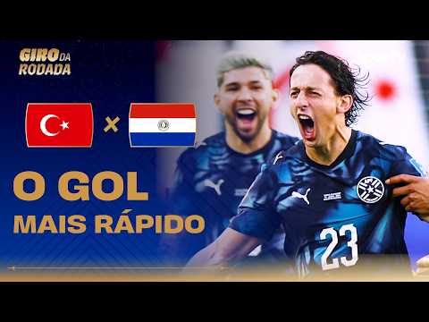 Paraguai vence Turquia com gol relâmpago e avança na Copa do Mundo