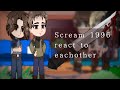 Scream 1996 React To Each Other Halloween Special 1 1 PUT IN 2X SPEED