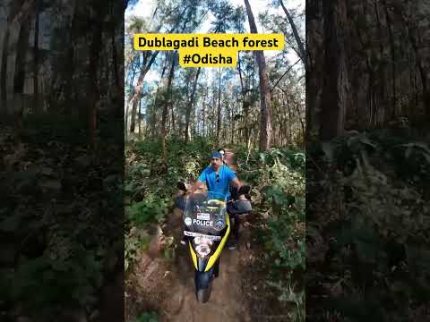 Dublagadi Beach forest😱 #shorts #motovlog #travel #odisha