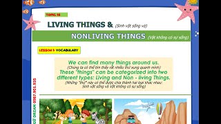 Topic 16 - Living Things And Nonliving Things - Phonics 3A