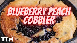 How to make Blueberry Peach Cobbler ~ Toaster Oven Recipe