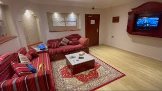 Doha 🇶🇦 Qatar hotel 🏨 apartment tour 40sqm | 4K 60fps