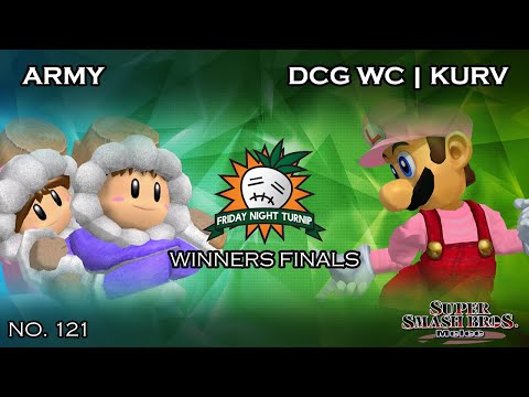 FNT #121 - ARMY (Ice Climbers) VS DCG WC | Kurv (Luigi) - SSBM - Winners Finals
