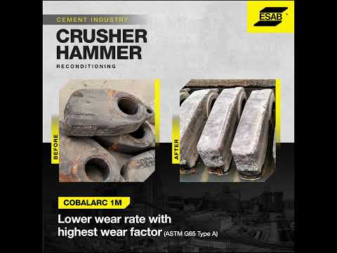 ESAB Cobalarc 1M Preformed Chromium Carbide Electrodes
