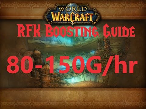 WoW Classic - Razorfen Kraul Boosting Guide | 80-150g/hr | 29 Twink Blues | No Requirements