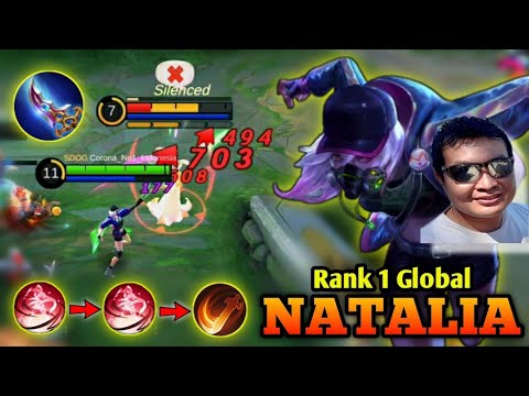PERFECT COMBO !!!  NATALIA Best Build 2020 || Global Top 1 NATALIA 2020
