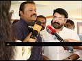 Thrissur NDA candidate Suresh Gopi visits Mohanlal at his residence