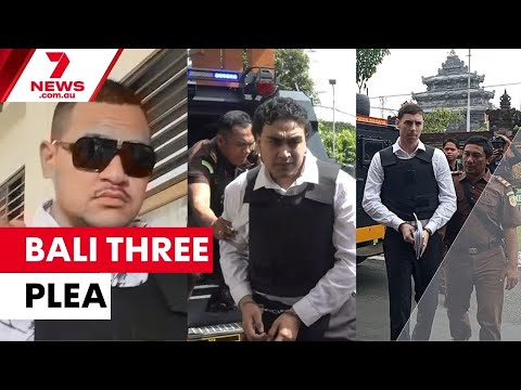 Three Australian men accused of murder face Indonesian judges | 7NEWS