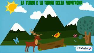 La flora e la fauna della montagna