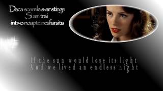 Leonard Cohen - If I Didn&#39;t Have Your Love, lyrics video(tradus romana)