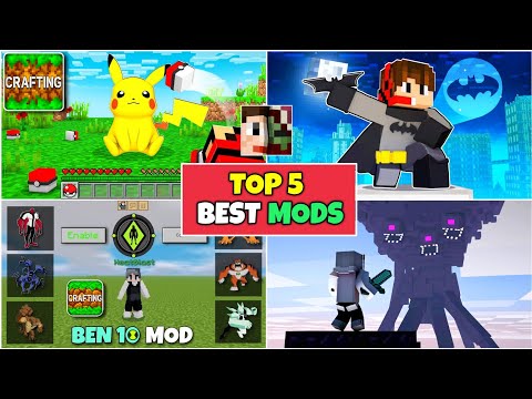 Top 5 Crazy Mods For Crafting And Building | Crafting And Building Mods | Vizag OP