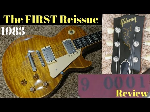 The FIRST Les Paul Reissue Ever Made! "9 0001" 1983 Gibson Les Paul Dirty Lemon Burst | Review Demo