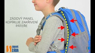 Školní batoh Boll Smart Artwork 24 Origami - granite