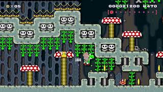 Super Warp World 1-2 Chocolate Rain any% RTA speedrun route