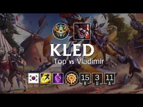 Kled Top vs Vladimir - KR Challenger Patch 8.13