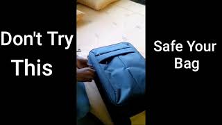 How to hack a locked suitcase bag - Open lock without key - Safe your bag