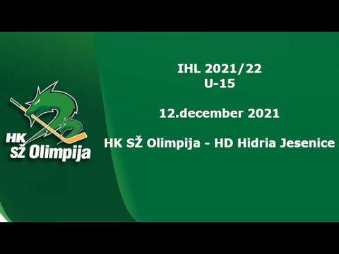 U-15 IHL 12.12.2021 HK SŽ Olimpija - HD Hidria Jesenice