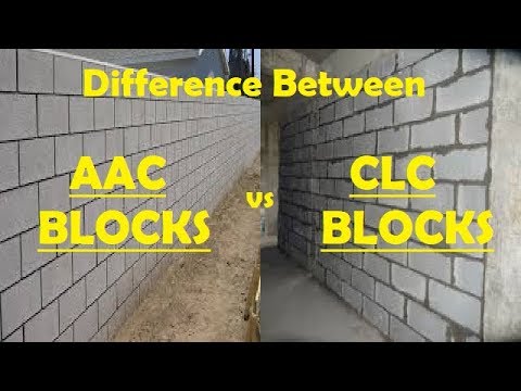 Difference between aac blocks & clc blocks