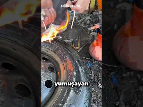 Ustanın Bu Lastik Tamir Hilesi Herkesi Şaşırtıyor!