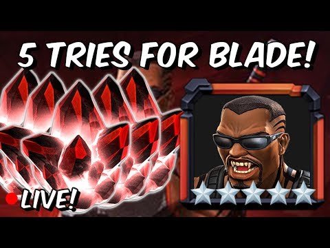 5x 5 Star Featured Blade Crystal Opening! - Marvel Contest Of Champions
