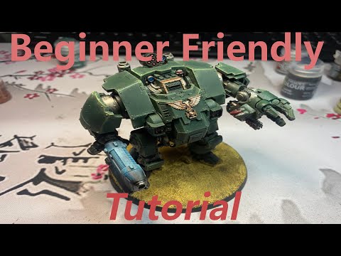 How To Paint a Redemptor Dreadnought (Dark Angels) - Part 2